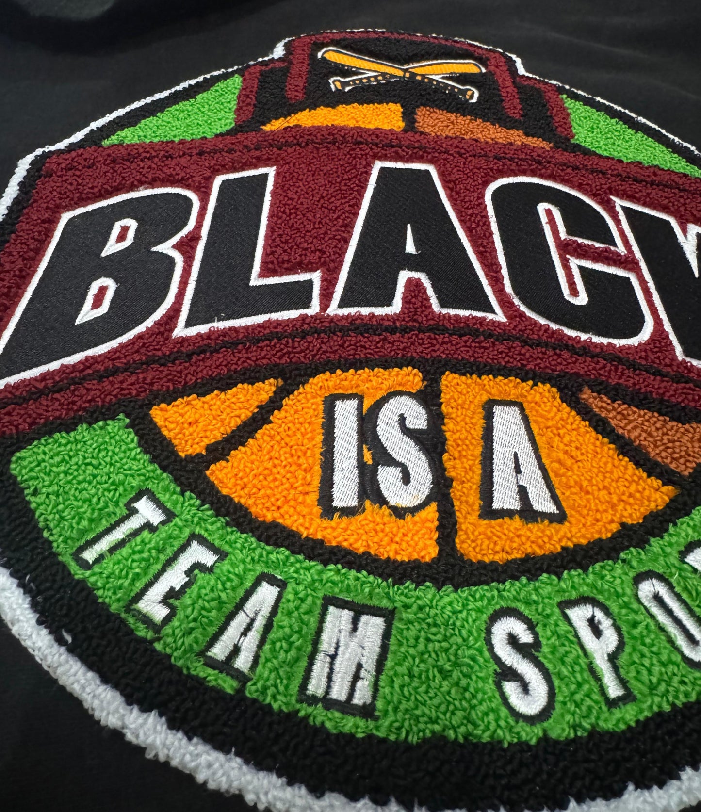 Black Is A Team Sport Hoodie