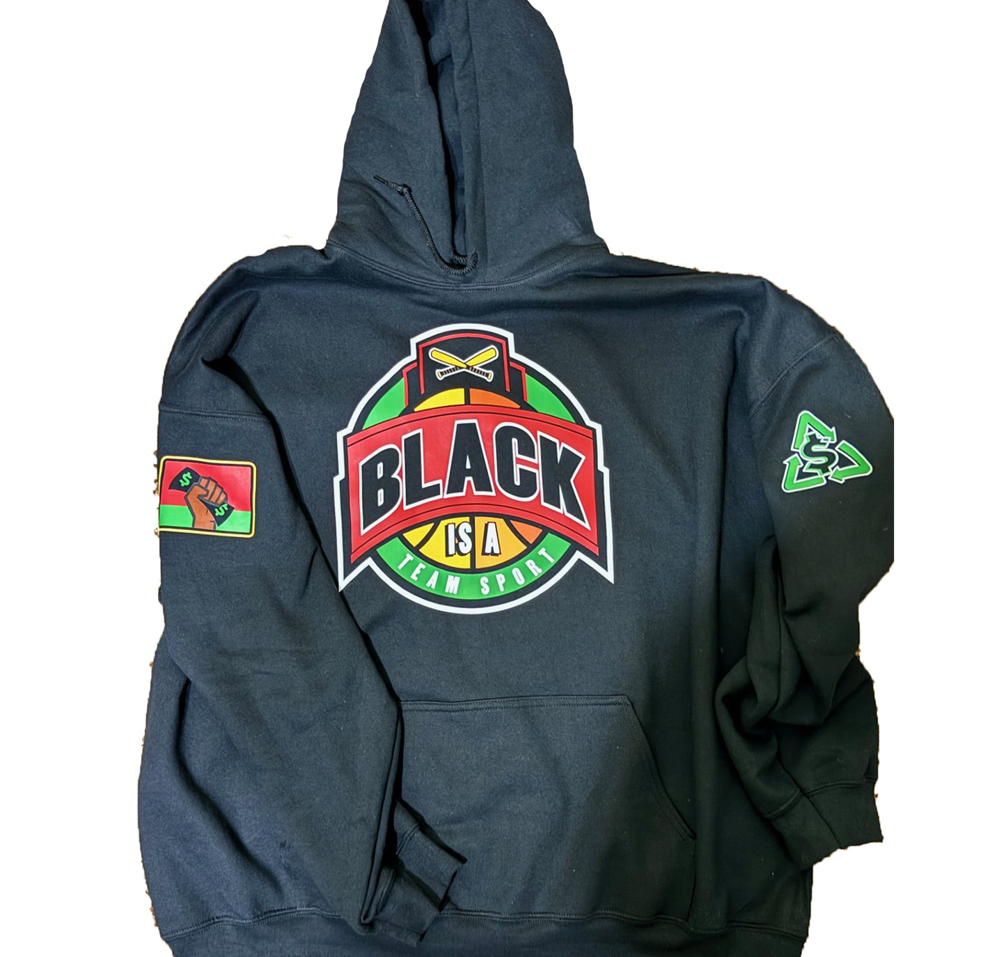 Black Is A Team Sport Hoodie