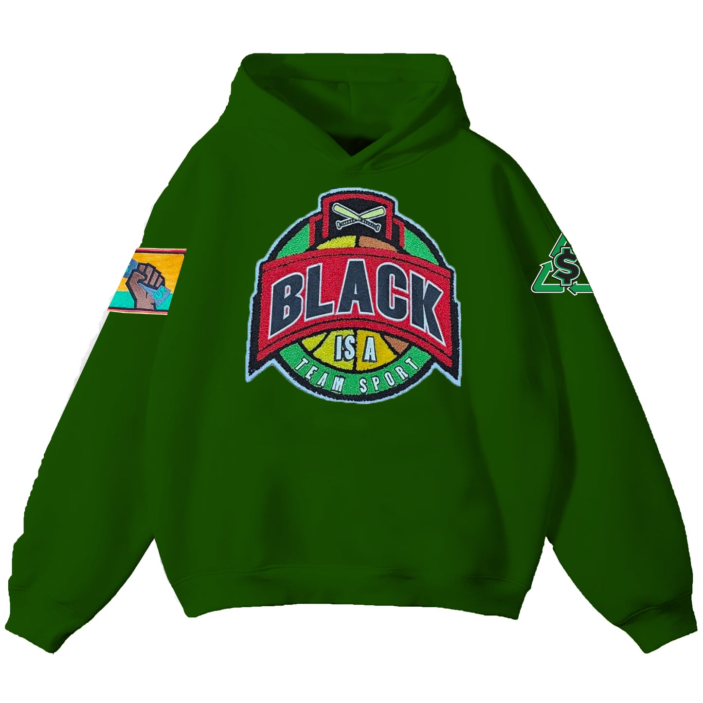 Black Is A Team Sport Hoodie