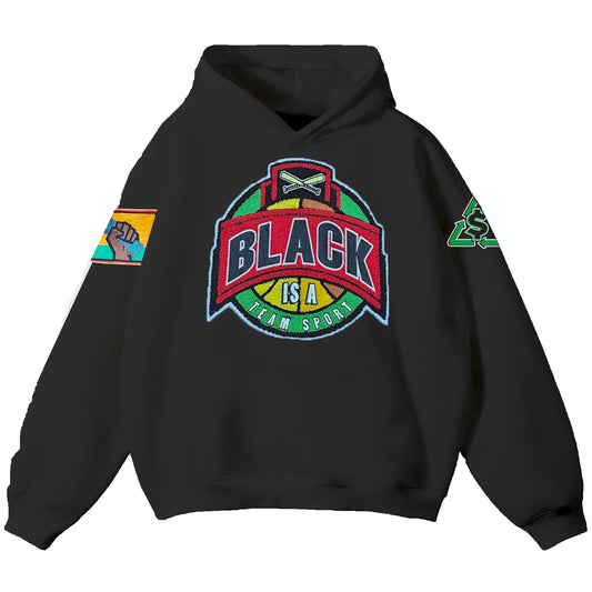 Black Is A Team Sport Hoodie