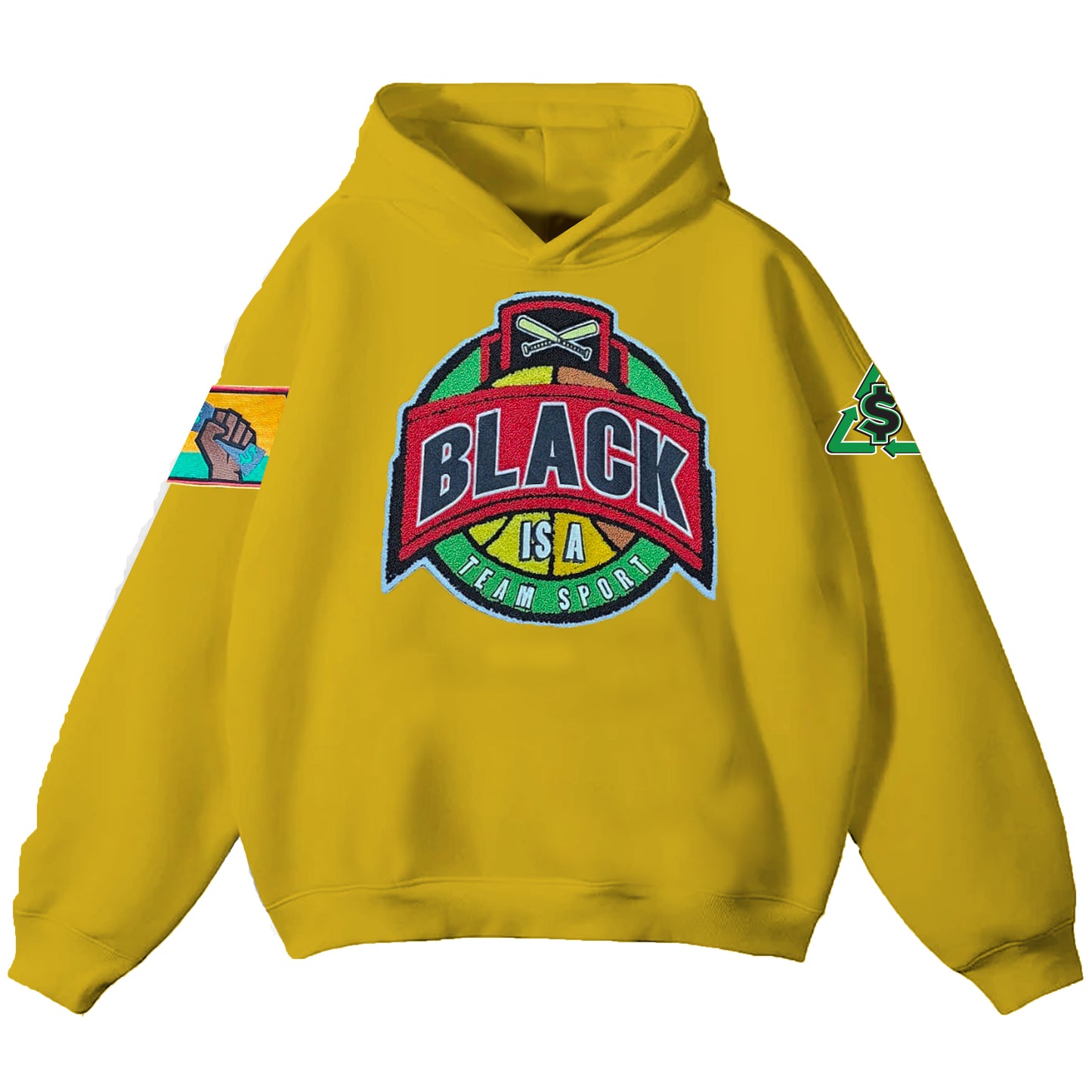Black Is A Team Sport Hoodie