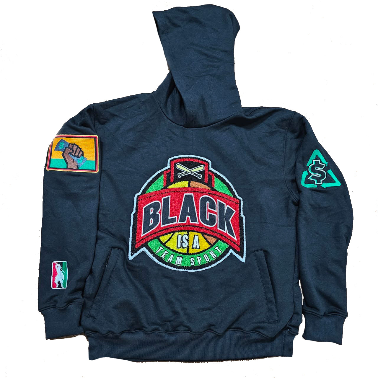 Black Is A Team Sport Hoodie