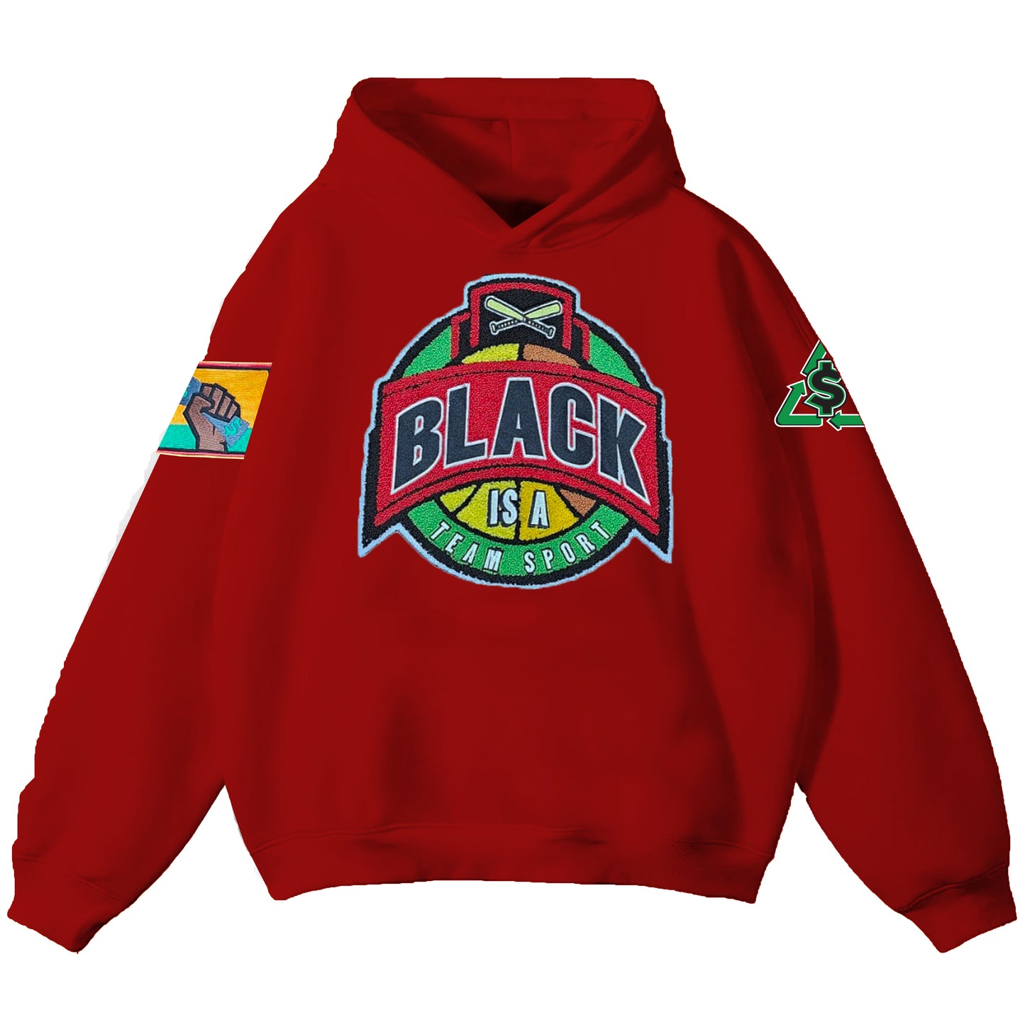 Black Is A Team Sport Hoodie
